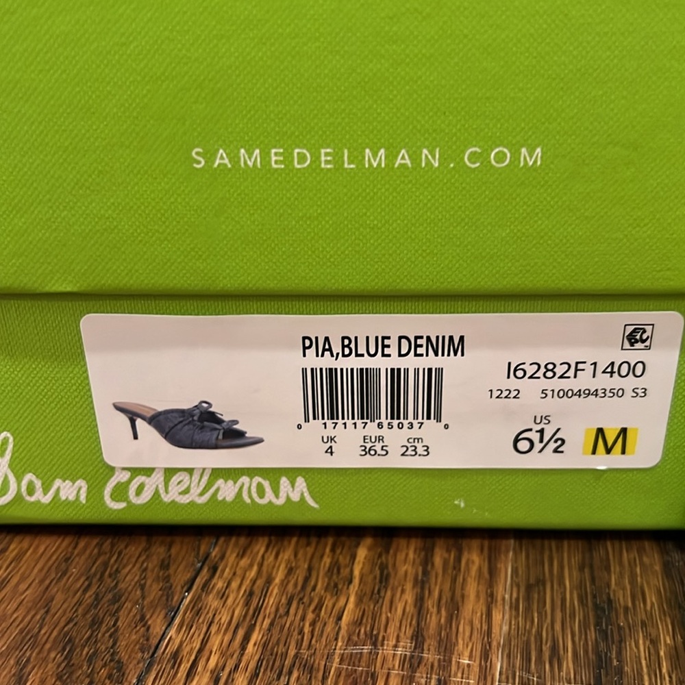 Sam Edelman Pia in Blue Denim - Picture 2 of 6